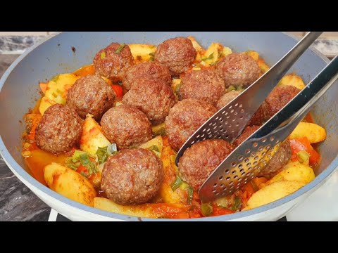 Видео: Невероятная вкуснятина из ФАРША Покорил миллион сердец! Рецепт ВКУСНОГО Ужина в одной сковороде!