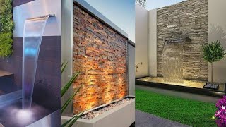 Backyard Waterfall Features | Waterfall Fountain Patio Landscape Home Decor | Bubble Water Aquarium