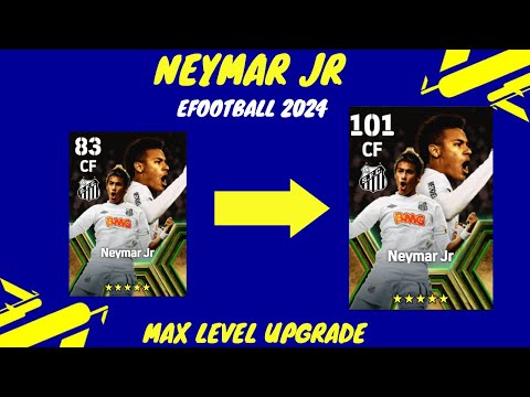 Epic Neymar  Max Level Training Upgrade in eFootball 2024 mobile I AFTER UPDATE.