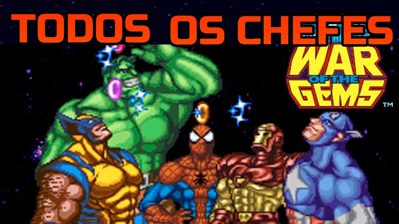 Marvel Super Heroes War of The Gems | TODOS OS BOSSES - YouTube