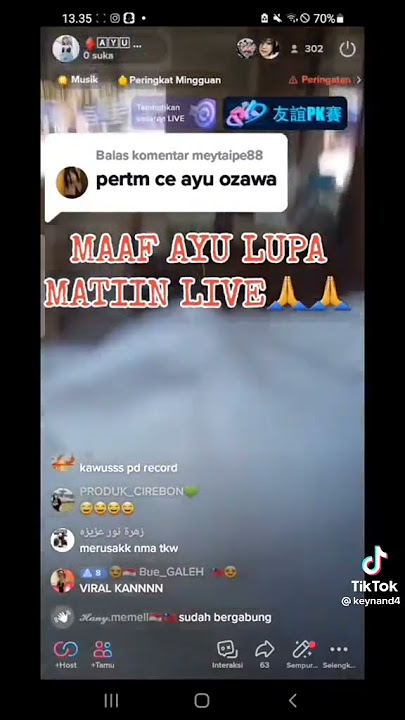 tkw viral tiktok     || live lupa matikan kamera