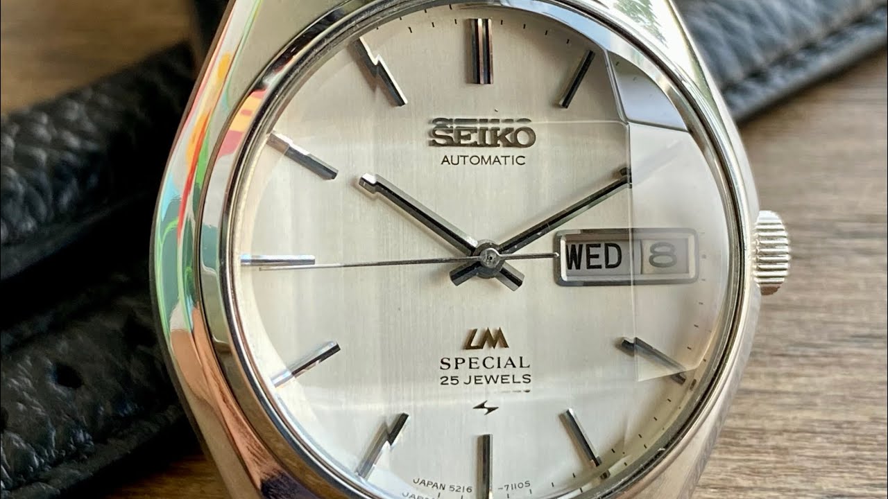 SEIKO LM Special セイコー スペシャル 5216-7100 Vintage Sept 74 Seiko LM LordMatic Special 5216-7100 Automatic w