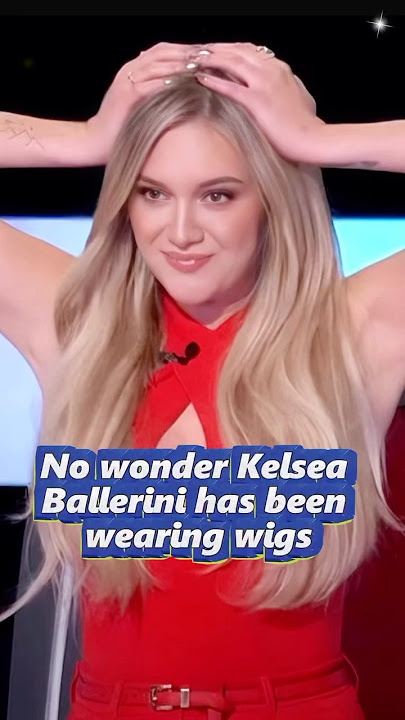 No wonder Kelsea Ballerini has been wearing wigs.#shorts #celebrity #usa #kelseaballerini #wigs