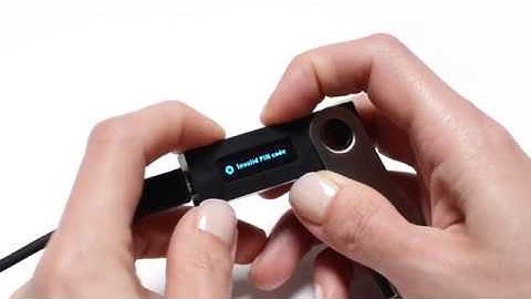 Ledger Nano S — Reset a device
