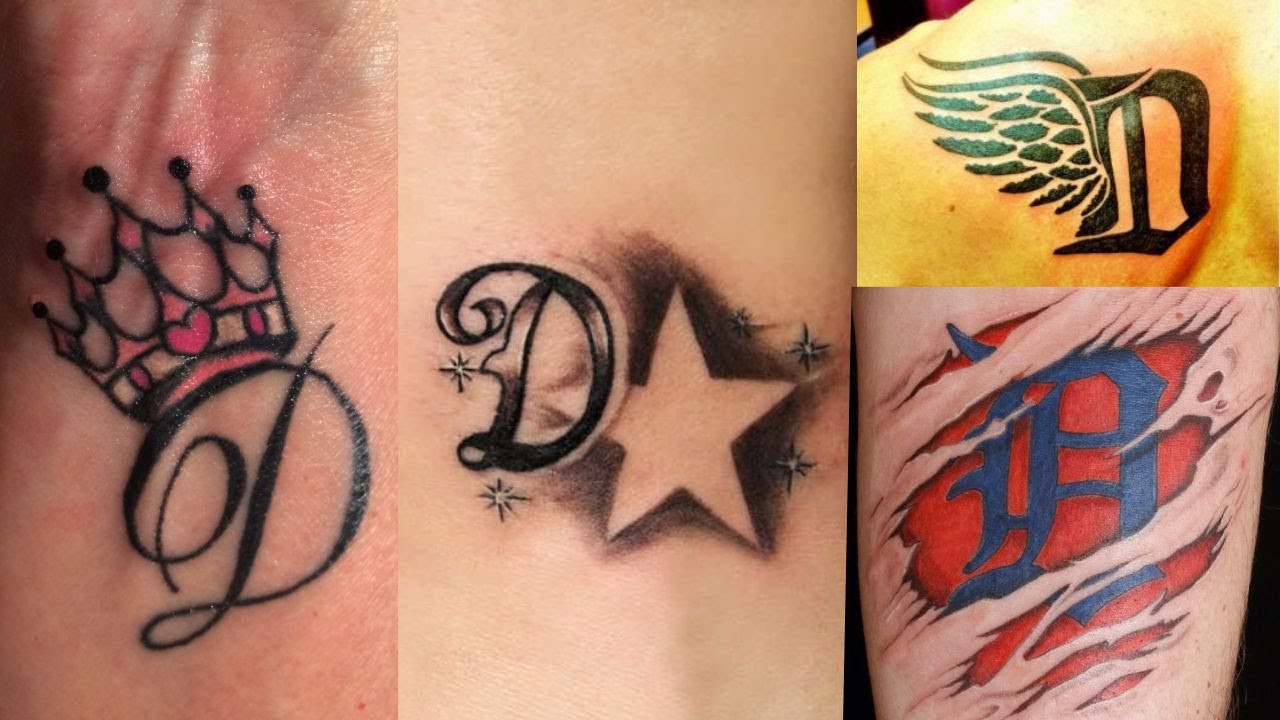 50 Amazing D Letter Tattoo Designs and Ideas  Body Art Guru