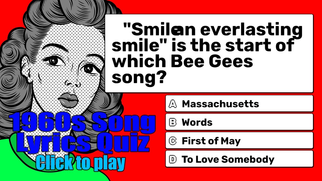 1960s Song Lyrics Quiz - YouTube