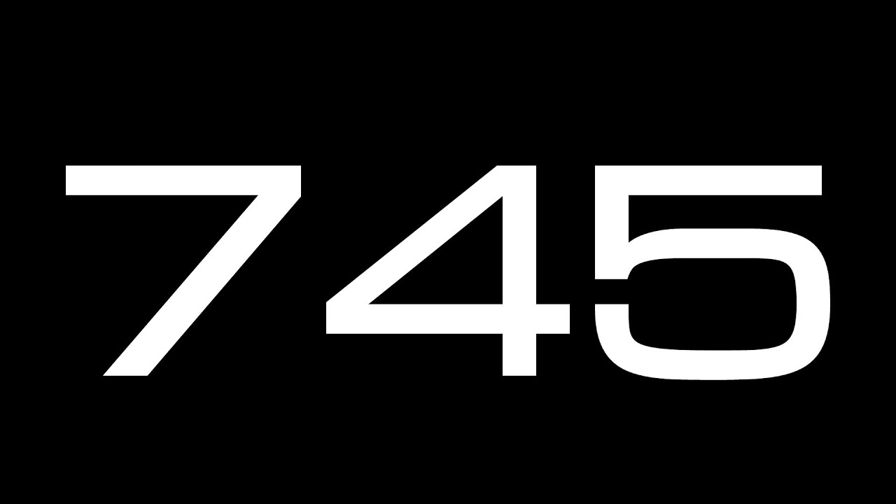 745 Second Countdown Timer / NO SOUND - YouTube