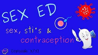 Puberty Stages for Boys and Girls Sex, STI's 🦠Contraception 💊| Animation Explainer Video Part 3/3