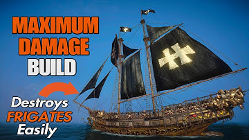 Skull and Bones fully upgraded Schooner highest damage per second build DPS