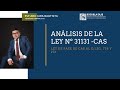 ANÁLISIS DE LA LEY QUE APRUEBA EL PASE DE CAS AL D.LEG. Nº 728 Y 276-LEY Nº 31131