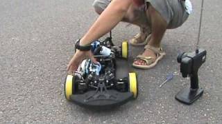 Nitro Rally Car Drifting with Tape Mod Tires RC Drift