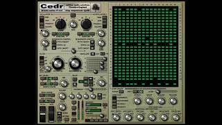 Drzewo Cedr of Saltline Vst sequencer demo/experiment