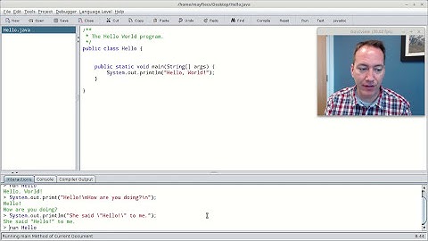 Quick tour of DrJava