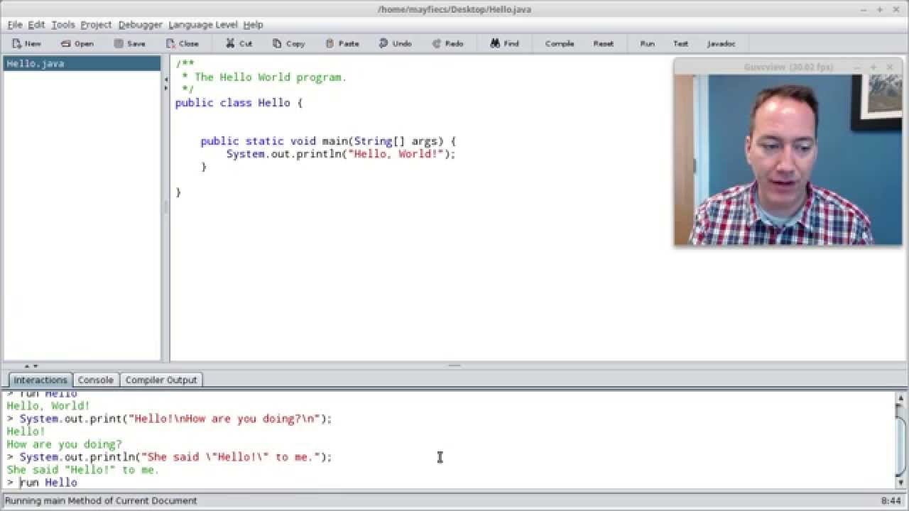 Quick tour of DrJava - YouTube