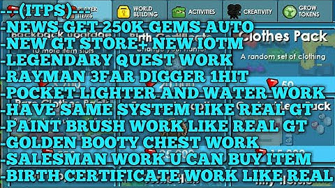 💎BEST! Growtopia Private Server + Tutorial Join!!! (LIKE REAL GT) | ITPS