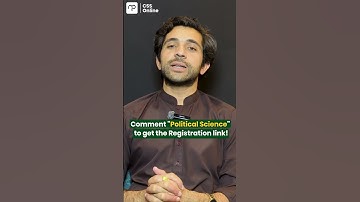 👇 Comment "Political Science" to get your registration link now! | #css2026 #politicalscience