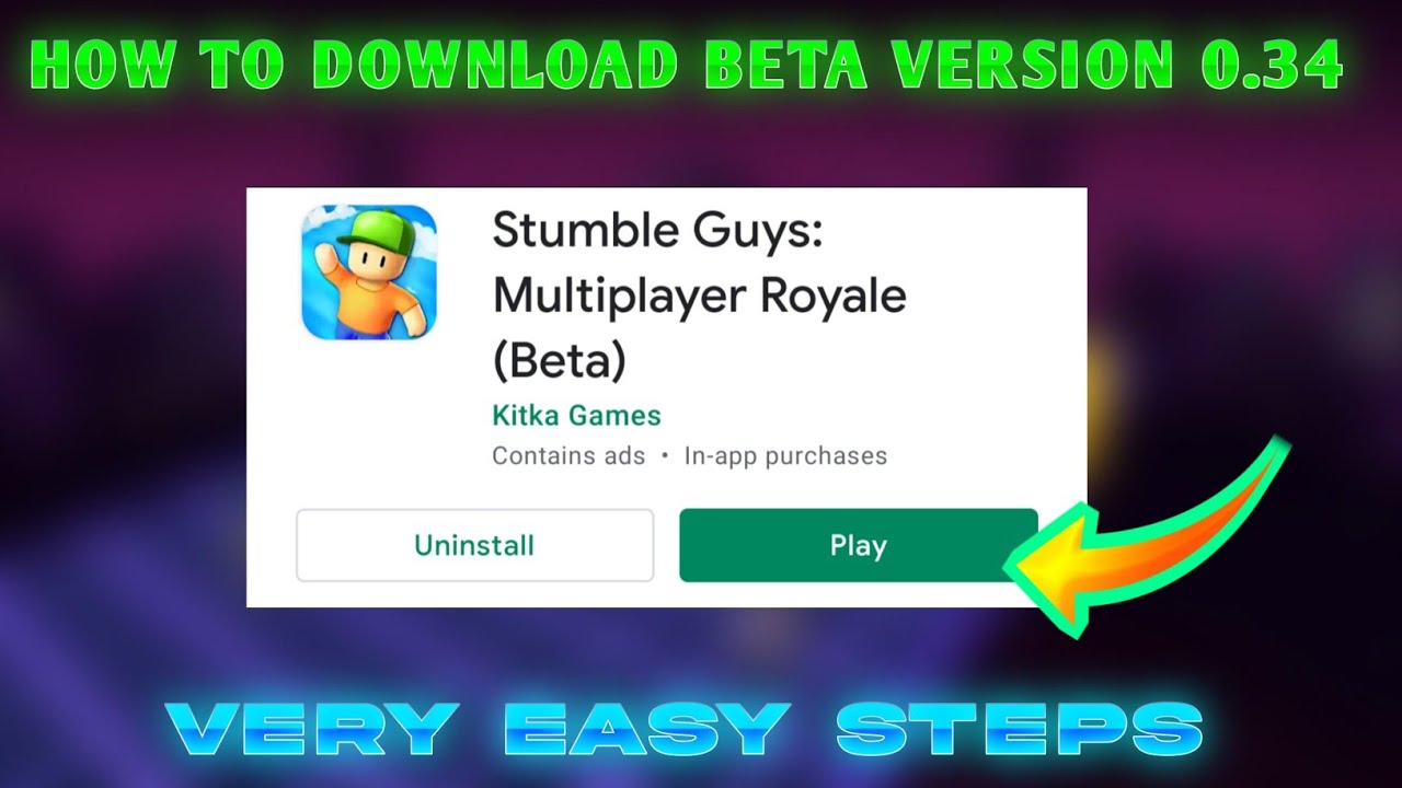 🔥 [DOWNLOAD LINK] HOW TO DOWNLOAD STUMBLE GUYS 0.34 BETA VERSION