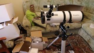 Большая игрушка для большого дяди. Телескоп 150/750 Skyoptikst. Astronomical Telescope Paraboloid