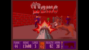 Wolfenstein 3D Registered 1.4 - Demo Loop / Attract Mode / Ciclo de Demostración