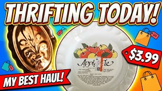 Todays thrifting haul and wonderful housewarming gifts I cant wait to show you