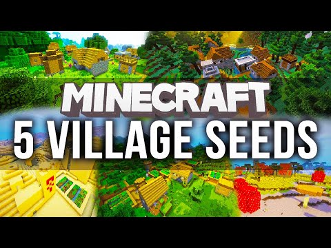 5 MINECRAFT VILLAGE SEEDS - Minecraft 1.10 Seeds (PC)