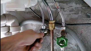 Rohr mit Schlauch Steckverbinder für Wasserhahn Schläuche für Klempner Bad Tube 