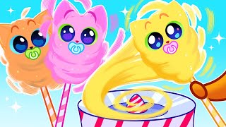 Cotton Candy Machine Song 🌈😻|| Yummy Cartoons by Purrfect Kids Songs & Nursery Rhymes🎵 by Purrfect Songs and Nursery Rhymes 11,031 views 2 weeks ago 48 minutes