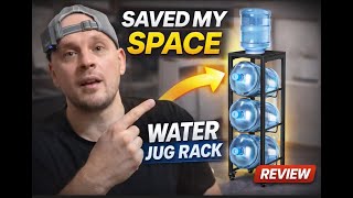 This 3-Tier 5 Gallon Water Jug Rack Saved My Space: Link In Description 👇