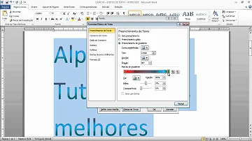 Como escrever com letras diferentes no Word?