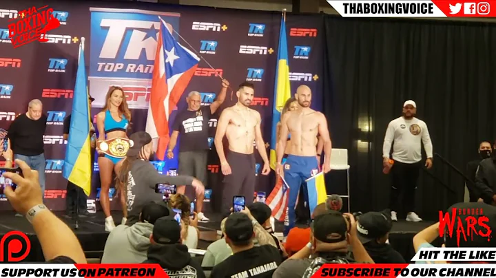 Flores-Montoya & Ramirez-Pedraza weigh-in  highlights