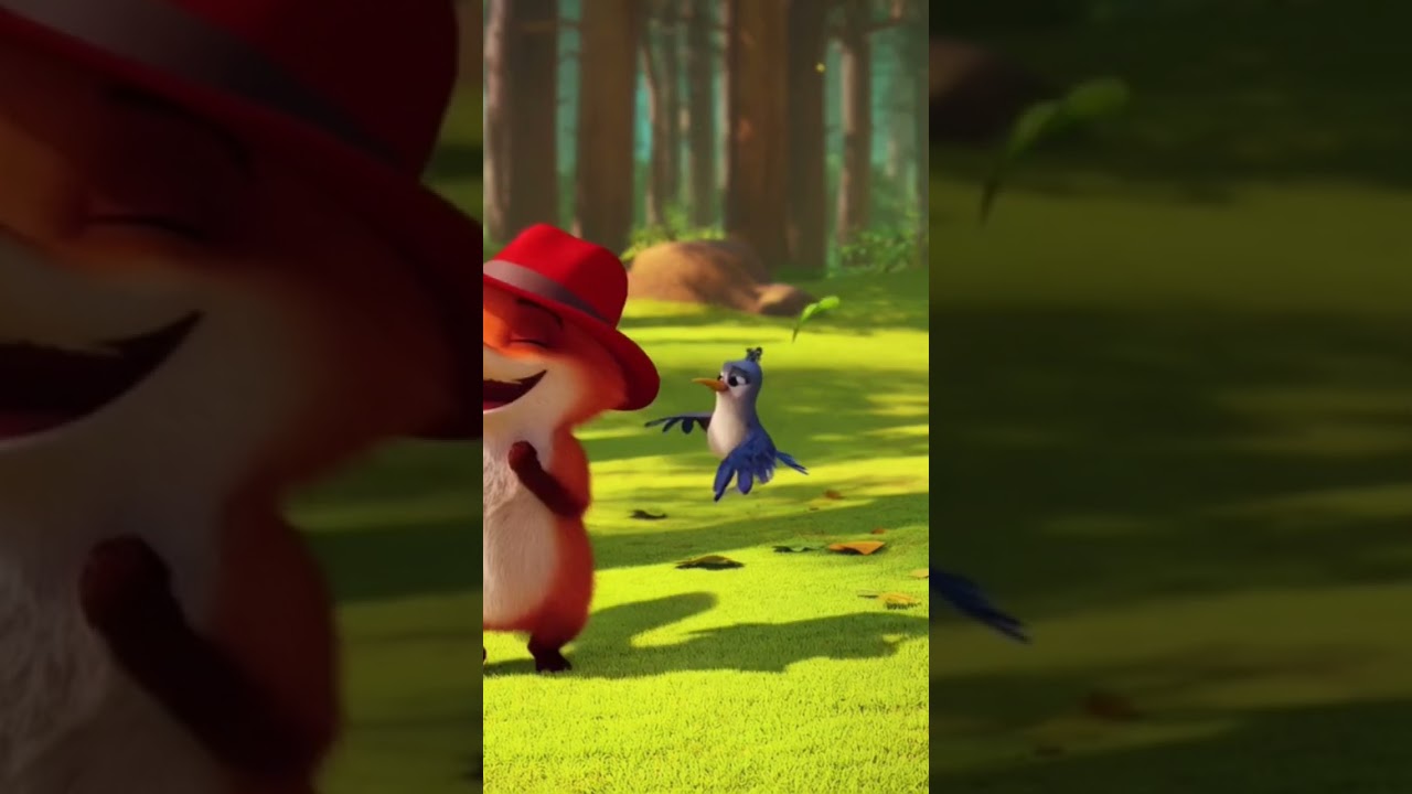 fox forest funny -felix the fox and the stuck Hhat