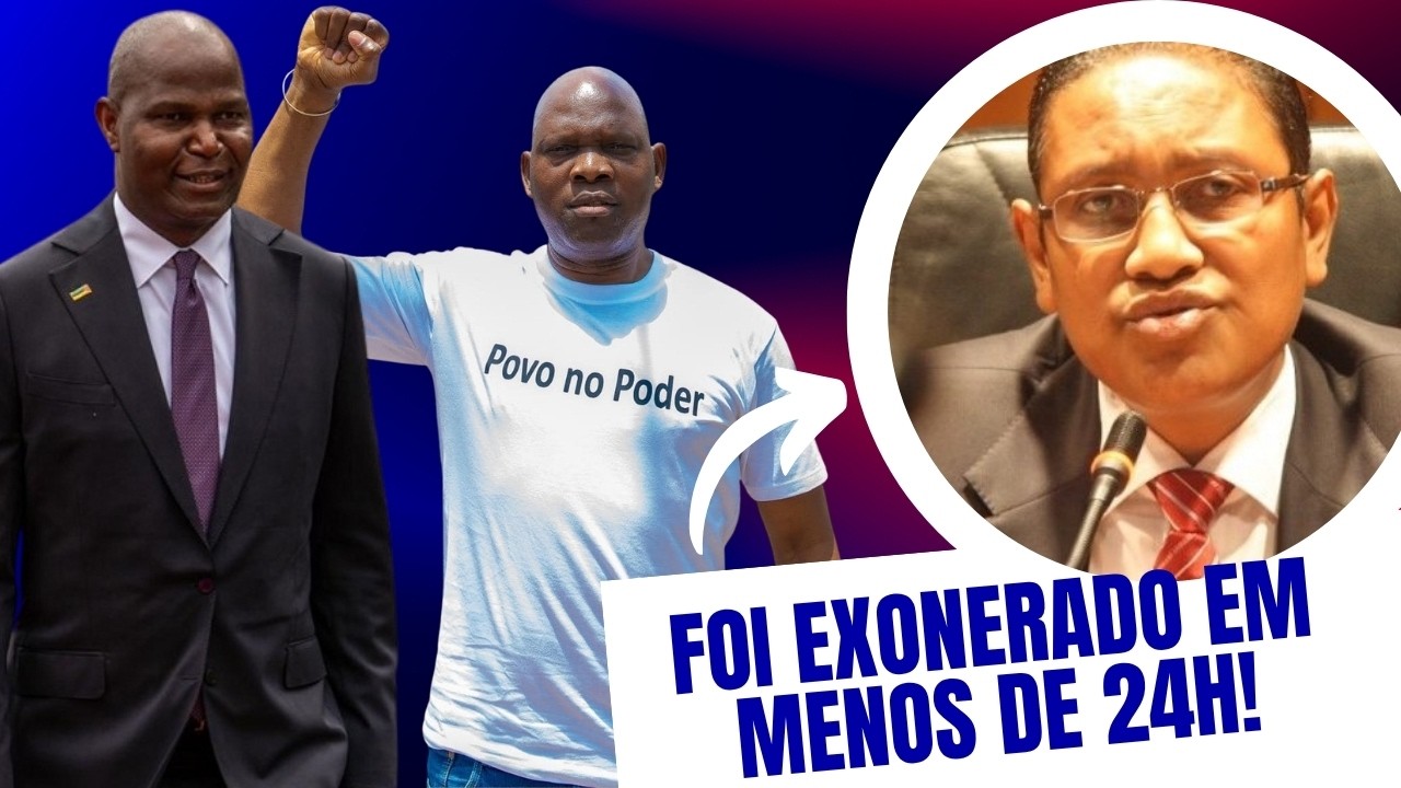DANIEL CHAPO NOMEIA GOVERNADOR DO BANCO DE MOÇAMBIQUE ENVOLVIDO EM CORRUPÇÃO E O EXONERA EM 24H