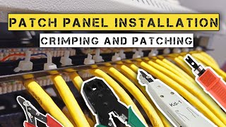 Patch Panel Installation | Ethernet Cable Crimping | Network Rack Setup | D-Link switch Unboxing