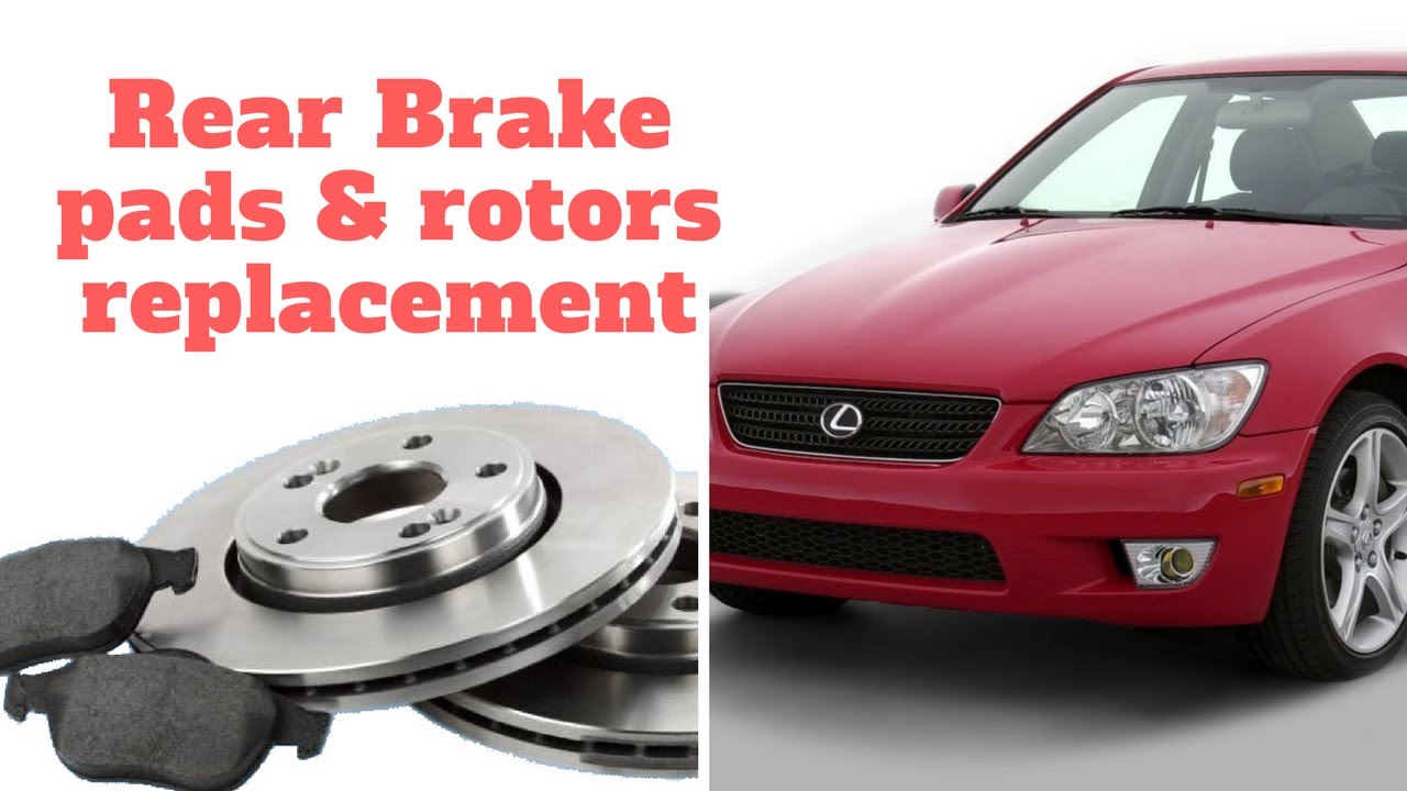 Fast & Easy rear brake pad replacement Lexis IS300. DIY brakes. YouTube