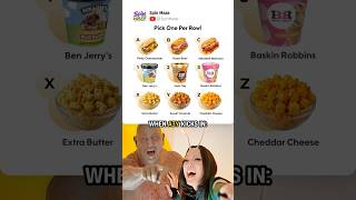 Pick One Per Row! 🥪🍦🍿 #shortsfunny Pick One Per Row! 🥪🍦🍿 #shortsfunny