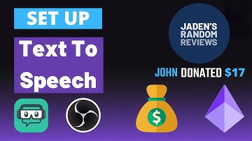 How to Add Text to Speech With Donations and Bits!