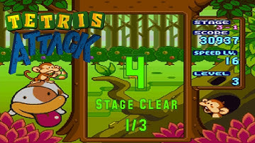 Tetris Attack (SNES) - Part 4 - Stage Clear (1/3)