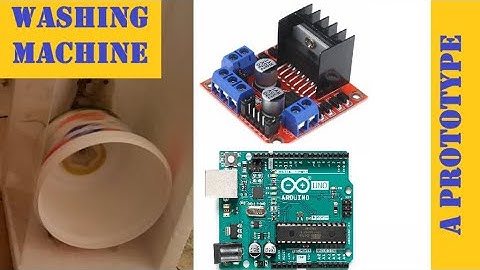 A Prototype of Washing Machine Integrated with Arduino Uno R3 and L298N Driver