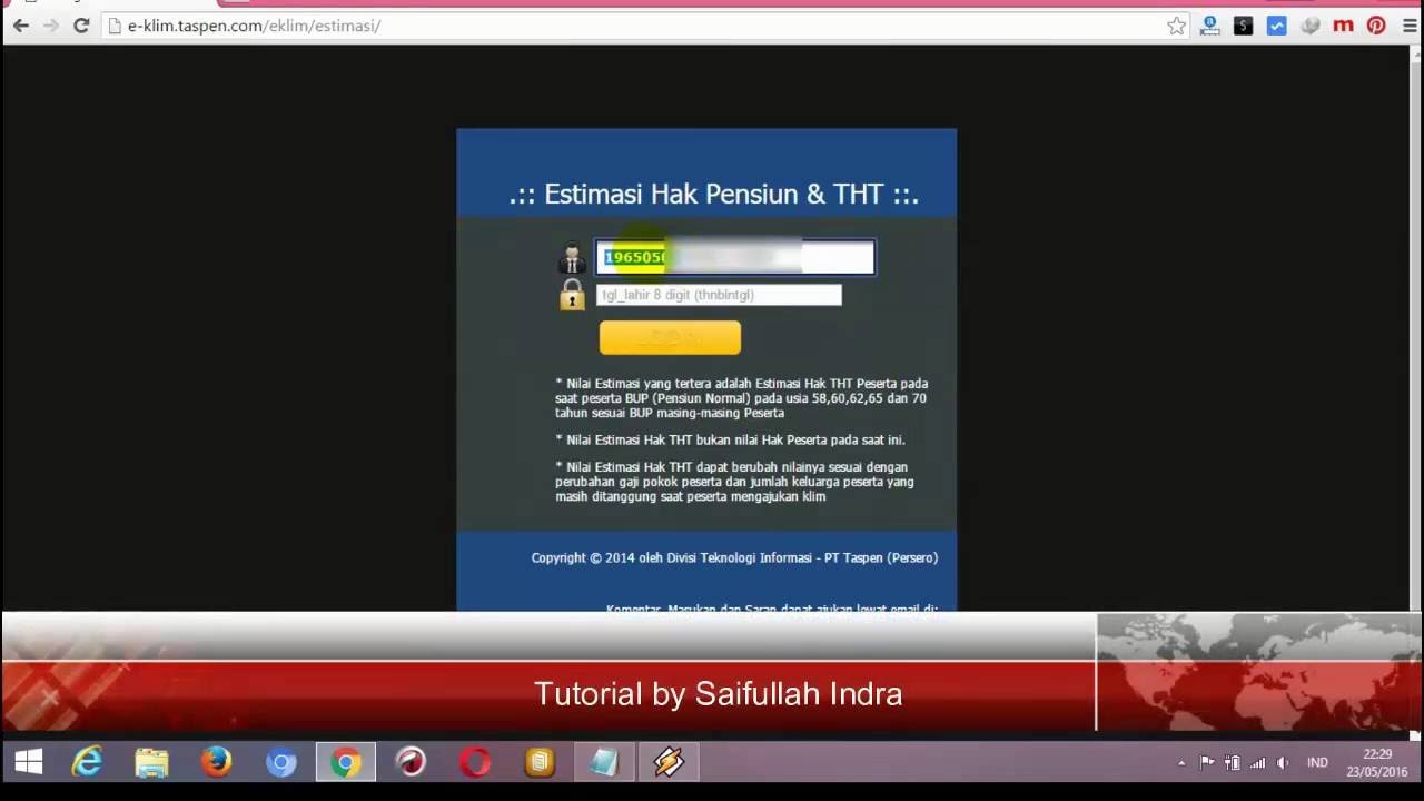 Cek Tht Pensiun Rajin Belajar