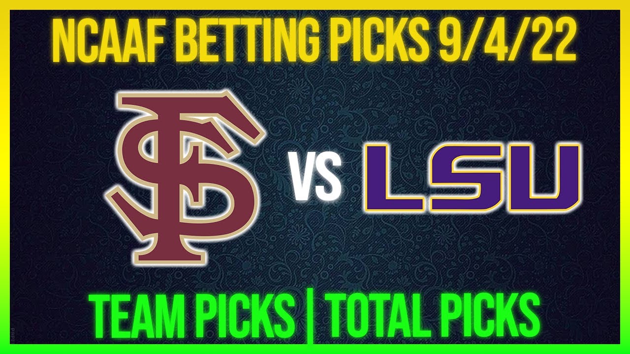 FREE NCAAF Betting Picks And Predictions Today Week 1 Sunday 9 4 22 