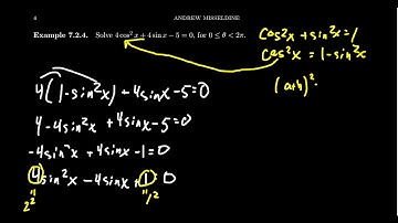Solving Trigonometric Equations Using Pythagorean Identities