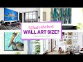 How to Choose Wall Art Based on Size