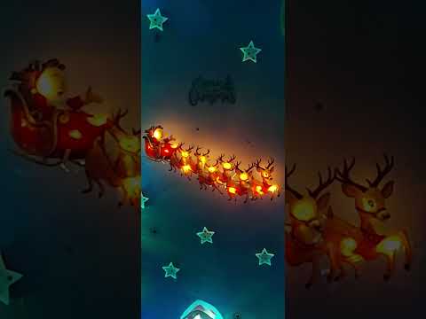 Новогодние Наклейки Happy Pocket Санта над заснеженным городом домики снежинки снег Набор М 75см глянец Белый фото от покупателей 3
