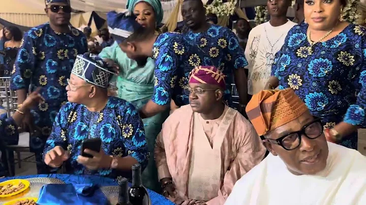 OGA BELLO AND JIDE KOSOKO HONOR ODUNLADE ADEKOLA AT HIS FATHER’S FINAL BURIAL CEREMONY 
