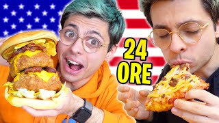 MANGIO SOLO CIBO AMERICANO PER 24 ORE 🍔🇺🇸