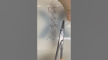 Running-X suture technique #surgicalskills #surgery #surgeon #suturing #surgeonlife #vet #medicine
