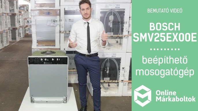 BOSCH SMI25AS02E | beépíthető mosogatógép bemutató videó - YouTube
