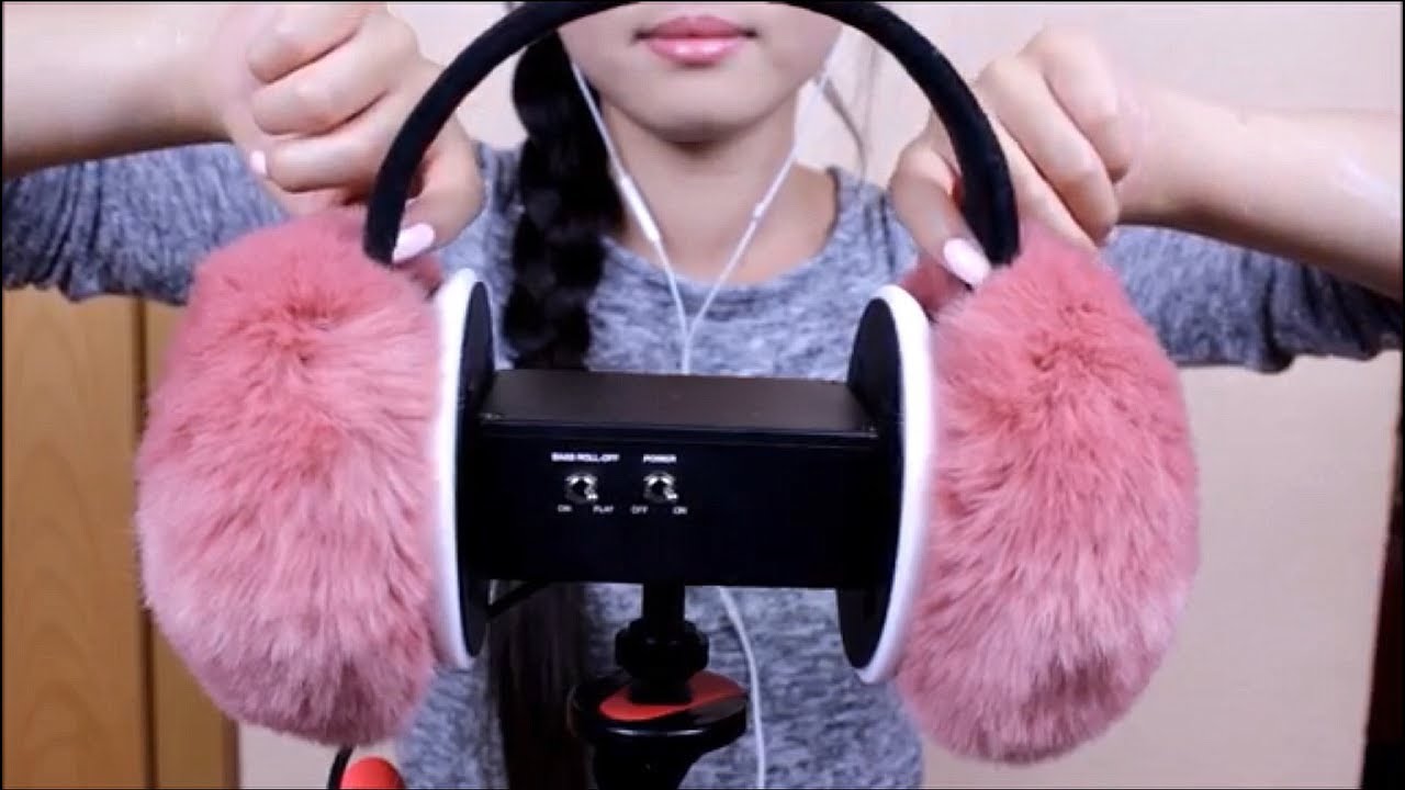 ASMR~Fluffy Ears~ Gentle Stroking, Combing, Touching