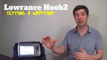 How to Set A Waypoint  With A Lowrance Hook2