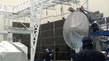 Europa Clipper Cam Solar Arrays Installation Timelapse